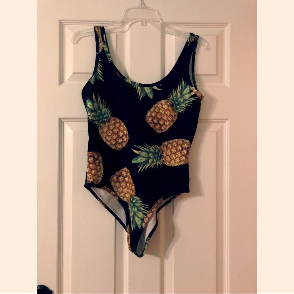 Pineapple Bodysuit/ Bathing Suit